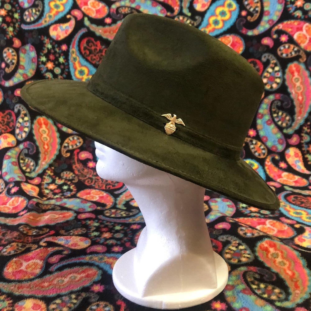 Dark Olive Green Hat
